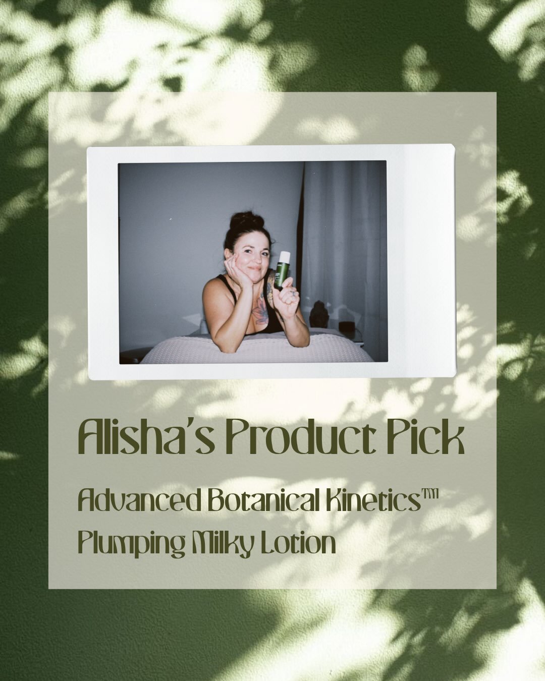 Our September Product Pick is the Advanced Botanical Kinetics Plumping Milky Lotion! Plant-based vegan collagen and peptides deliver instant plumping radiance in a lightweight formula that soothes redness while smoothing fine lines. Alisha says this 