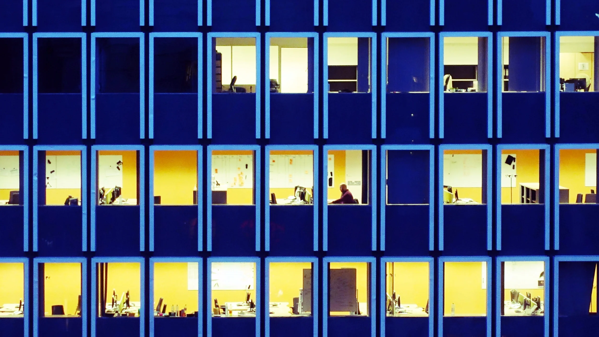 office windows represent batch processing