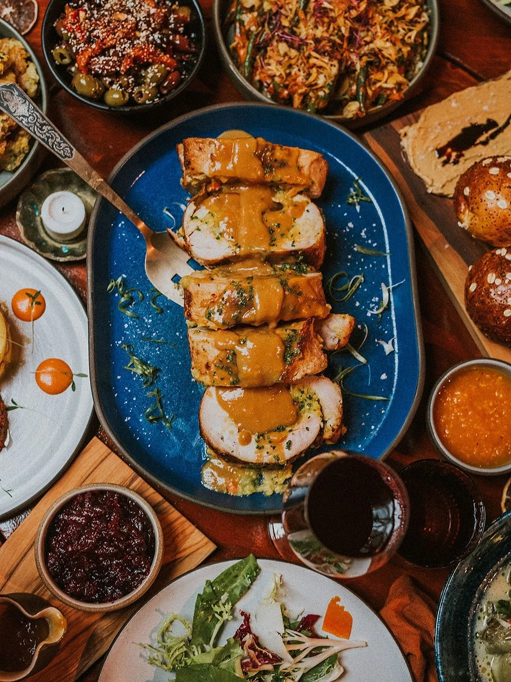 A little preview of our Thanksgiving menu, served family-style, just as it should be. 🧡 

Join us on Thanksgiving Day for this five-course feast! 

Seats are limited, and they always fill up quickly. Reserve your table through the link in our bio!
.