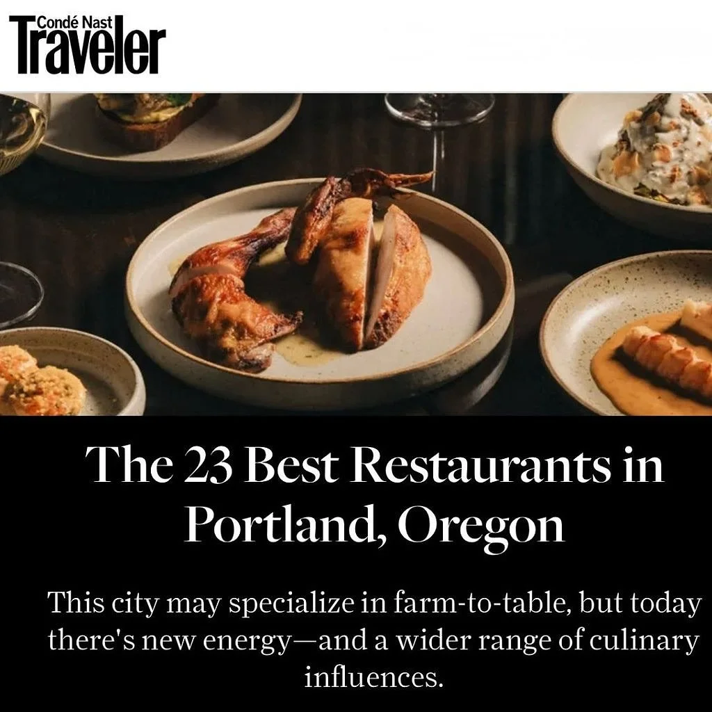 We&rsquo;re so grateful to be part of Portland&rsquo;s vibrant and ever-evolving culinary scene. Thank you for this spotlight on Portland, @cntraveler and @hannahmw23!
.
.
.
.
.
#eaterpdx #pdxdining 
#portlandfood 
#eaterpdx #portlandoregon
#pdxeats 