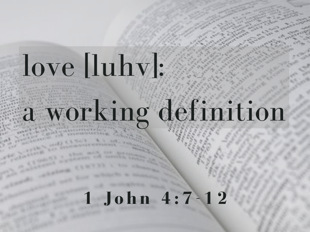 May 1st, 2022 - Love: A Working Definition