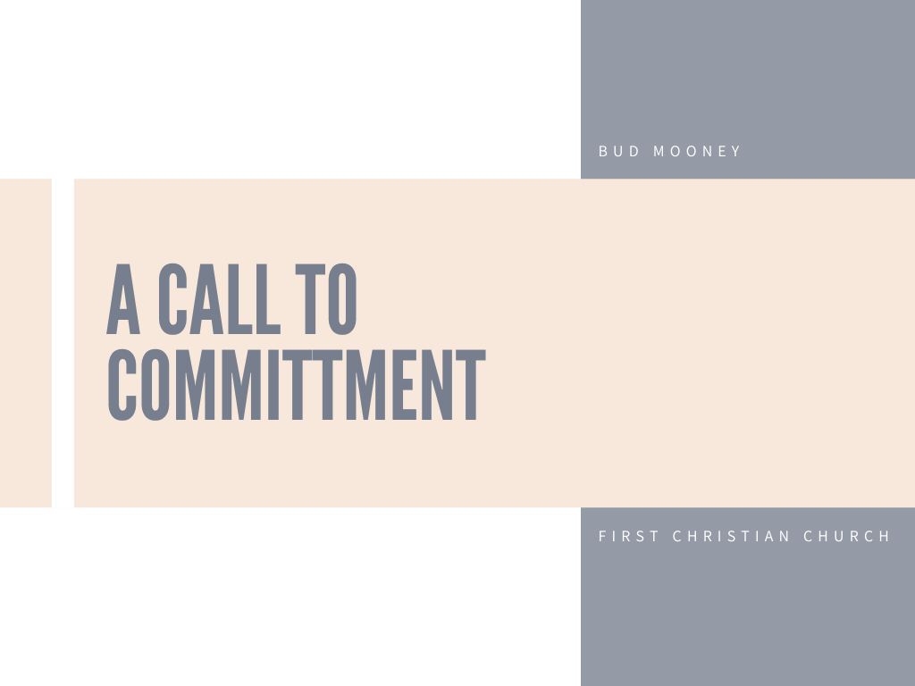 June 12th, 2022 - Live Stream - A Call to Commitment