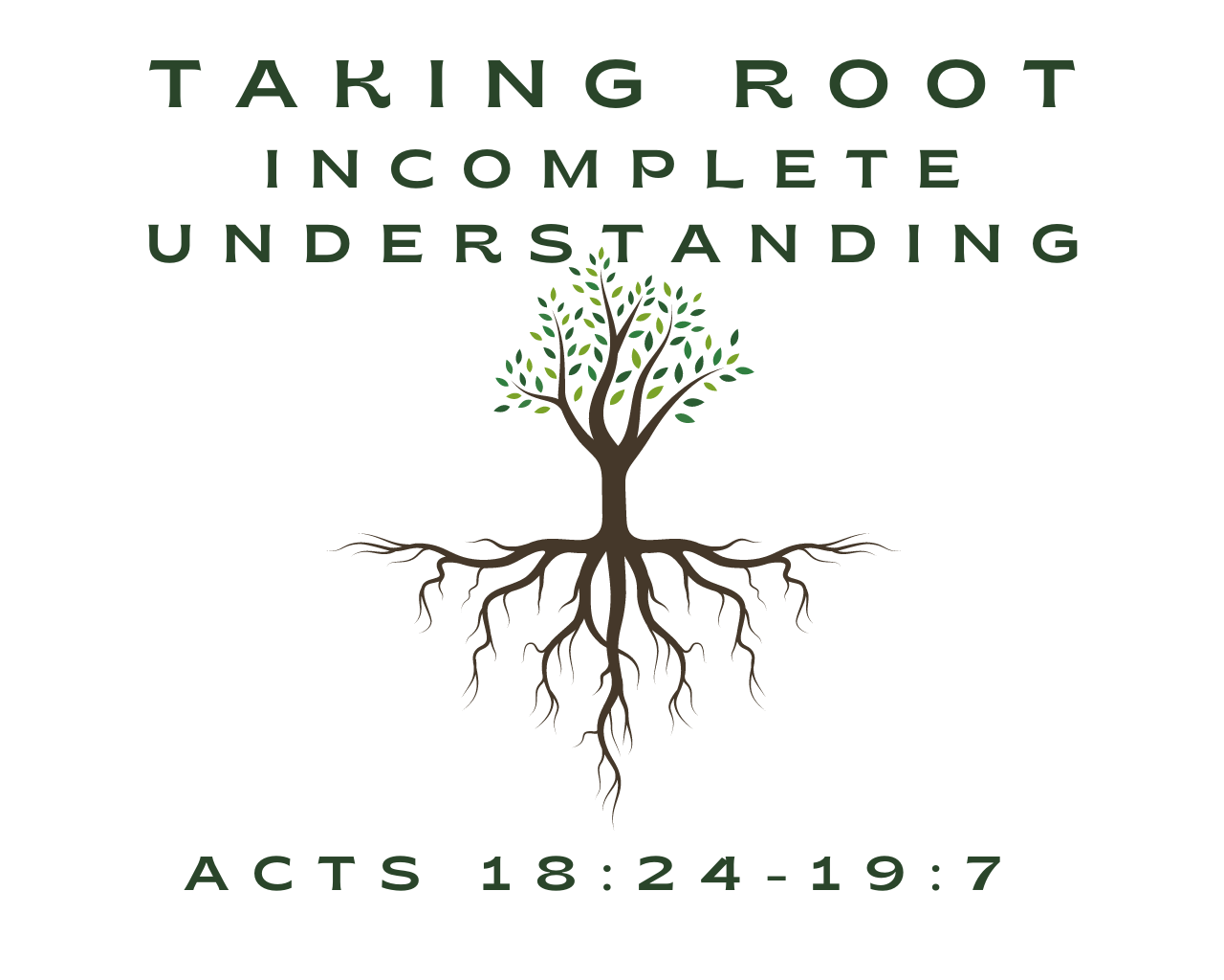 February 3rd, 2024 - Taking Root: Incomplete Understanding