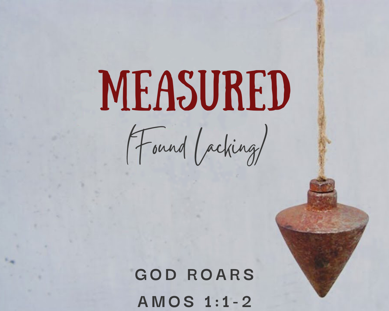 September 8th, 2024 - Measured: God Roars 