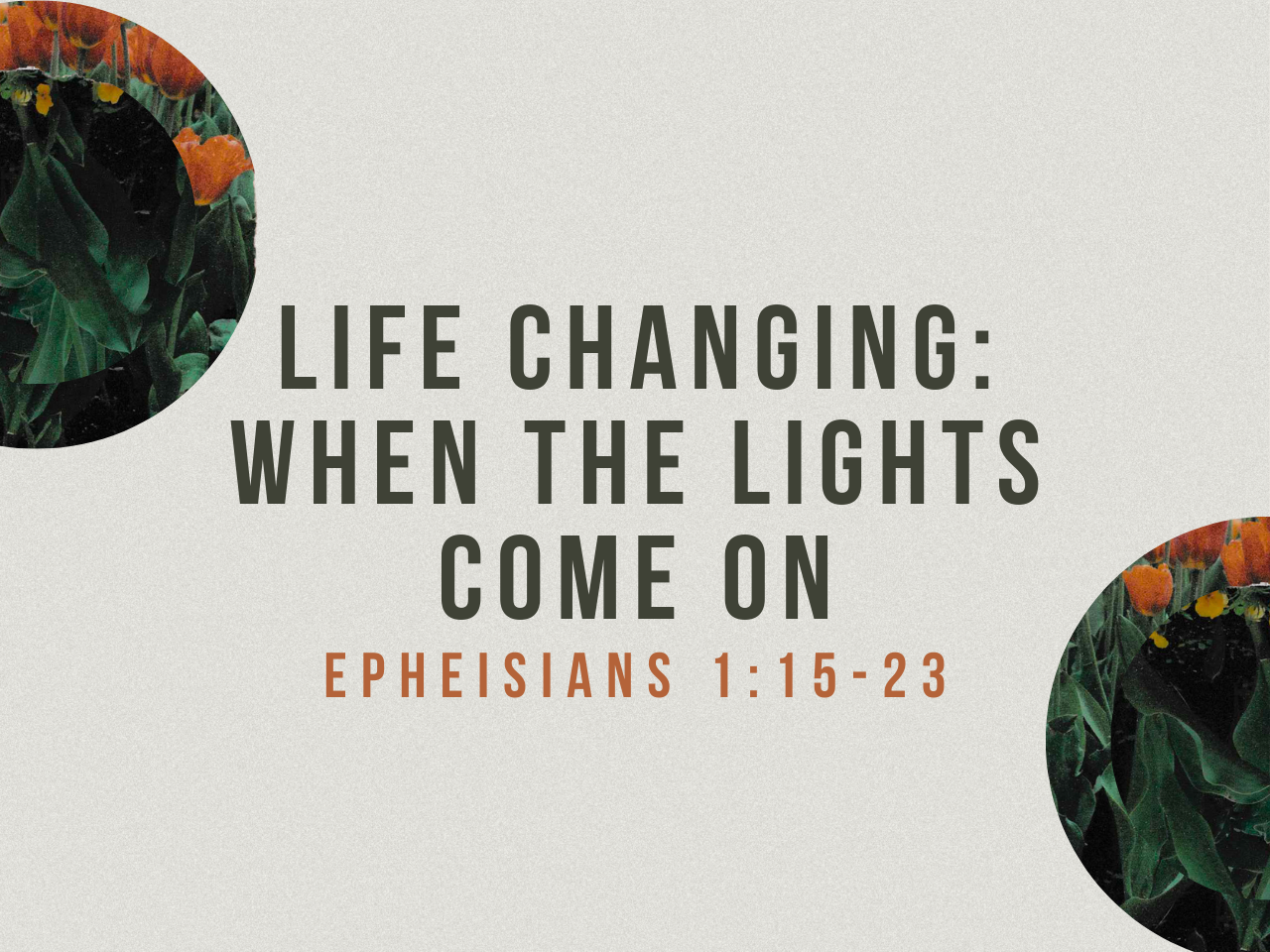 Life Changing: Understanding-When the Lights Come On