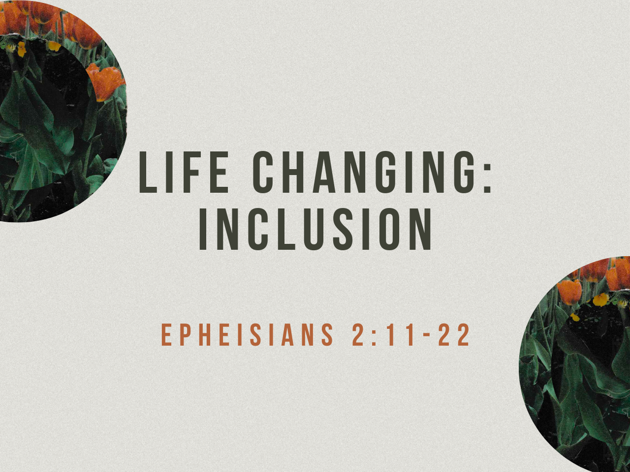 February 1st, 2026 - Life Changing: Inclusion