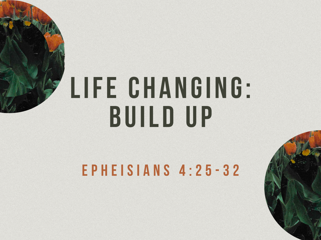 March 15th, 2026 - Life Changing: Build Up