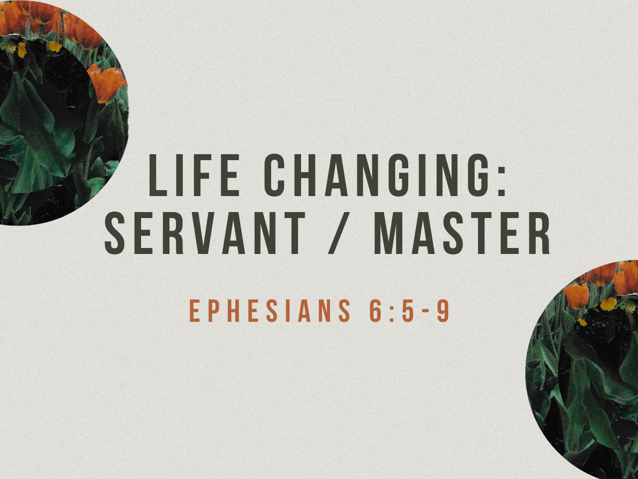 May 17th, 2026 - Life Changing: Servant / Master 