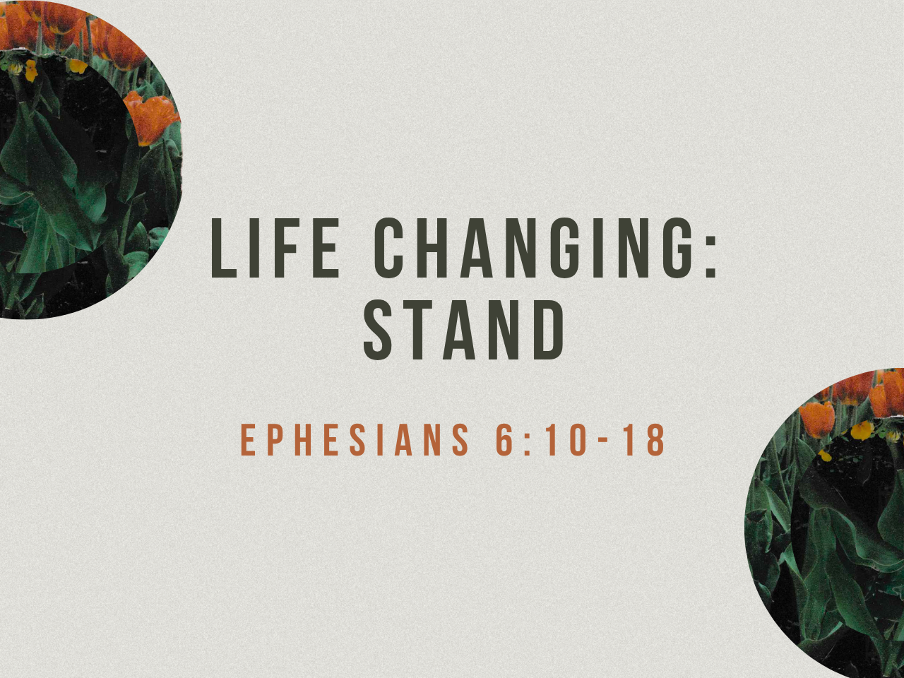 May 24th, 2026 - Live Stream - Life Changing: Stand