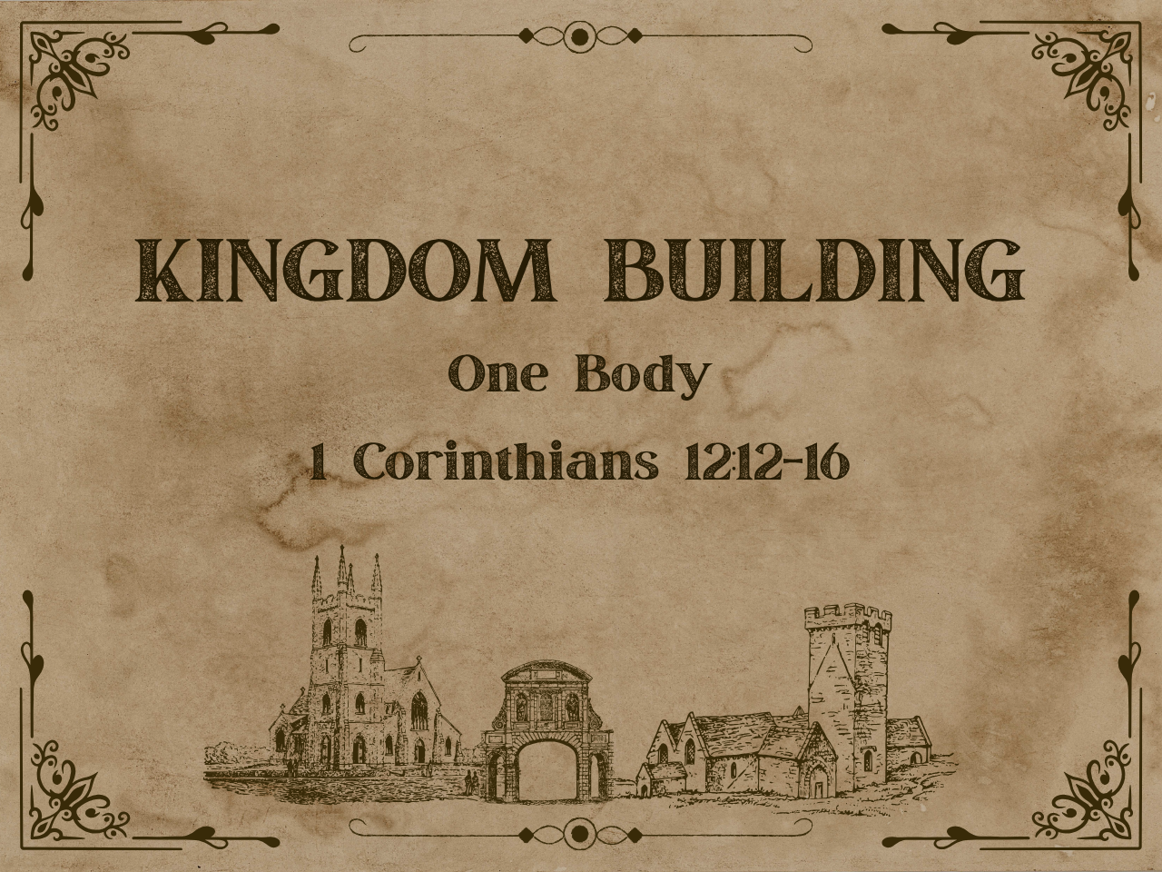 September 13th, 2026 - Kingdom Building: One Body Many Parts 