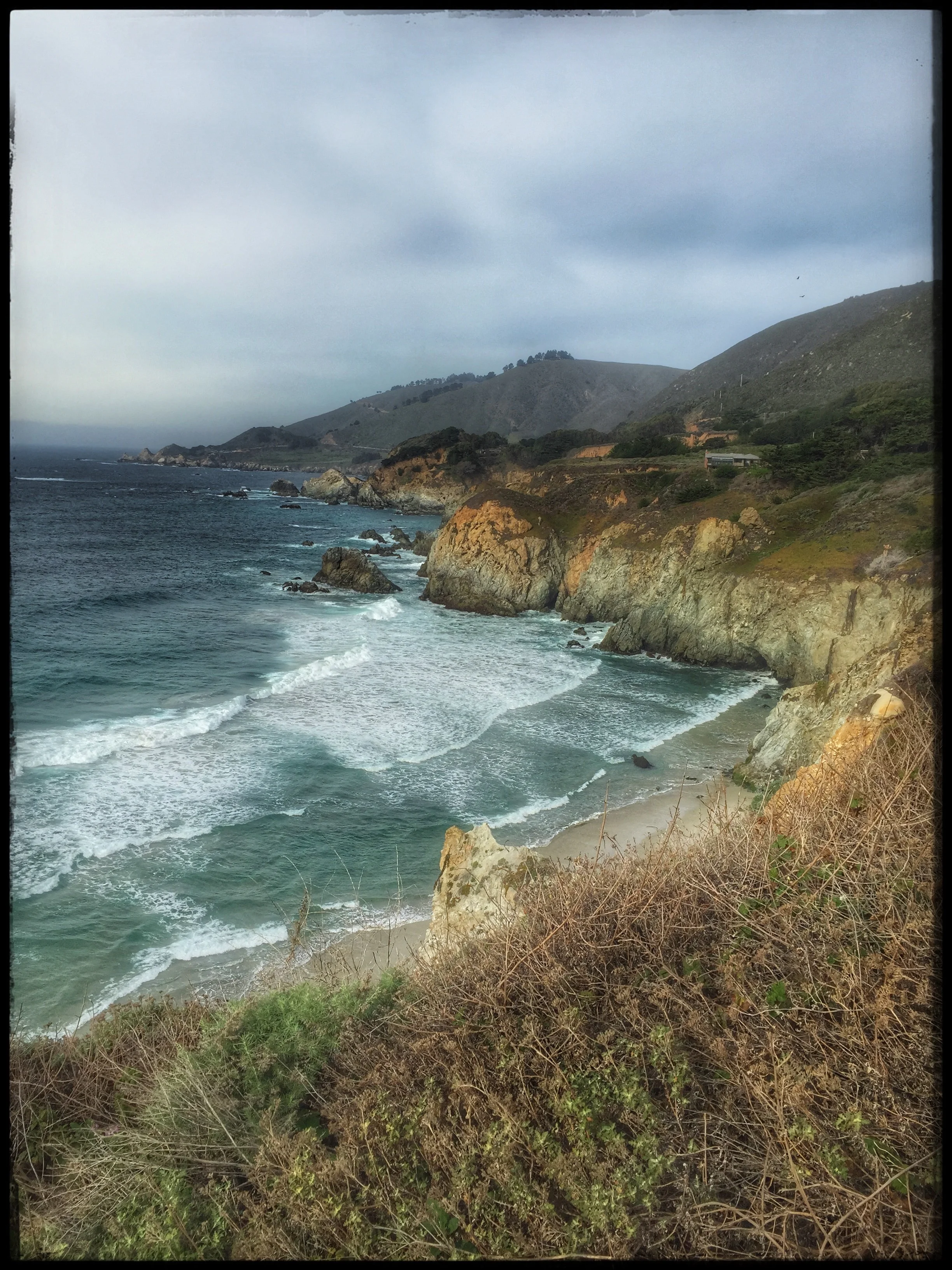 Cloudy California Coast