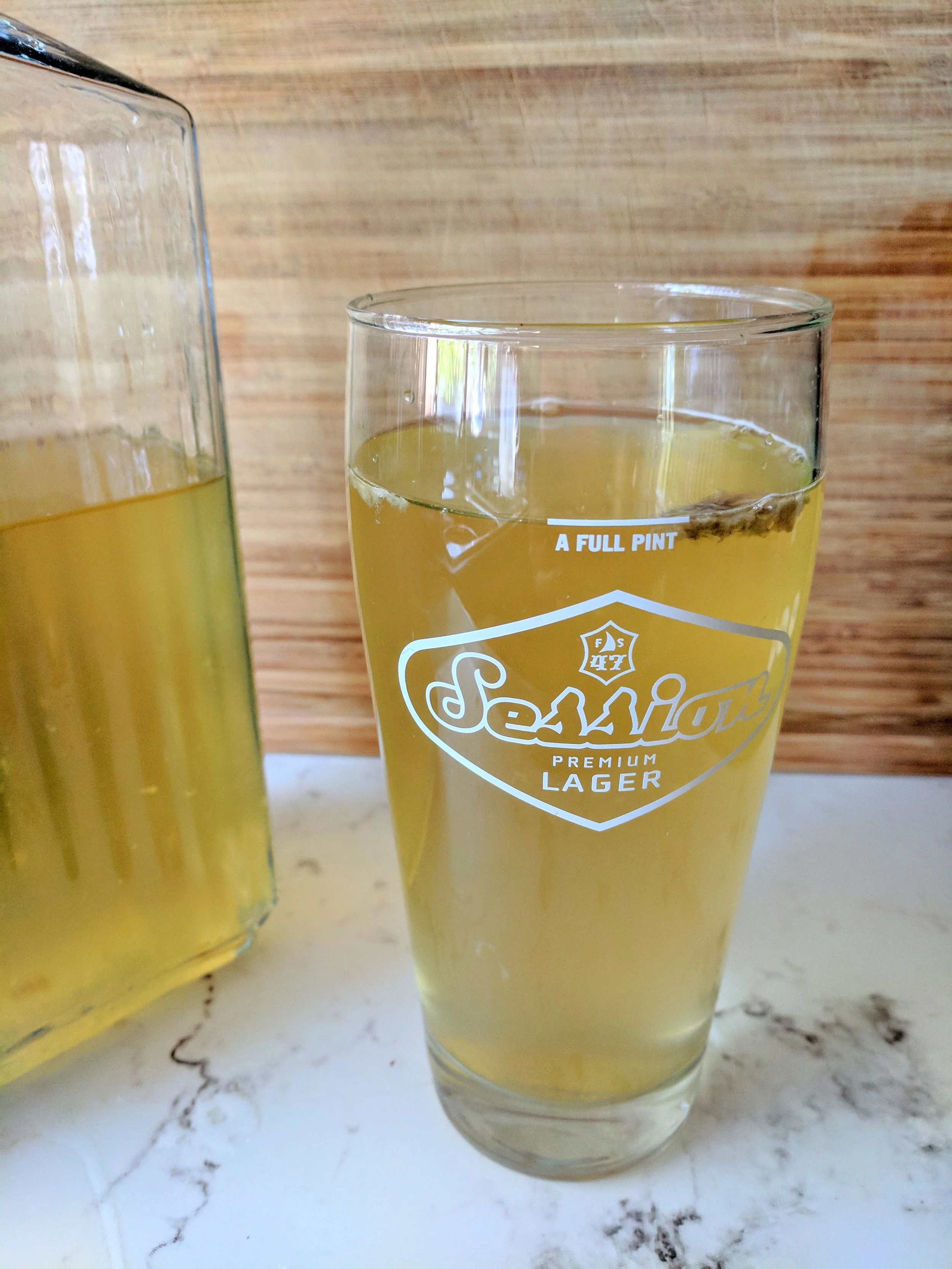 Home brewed kombucha