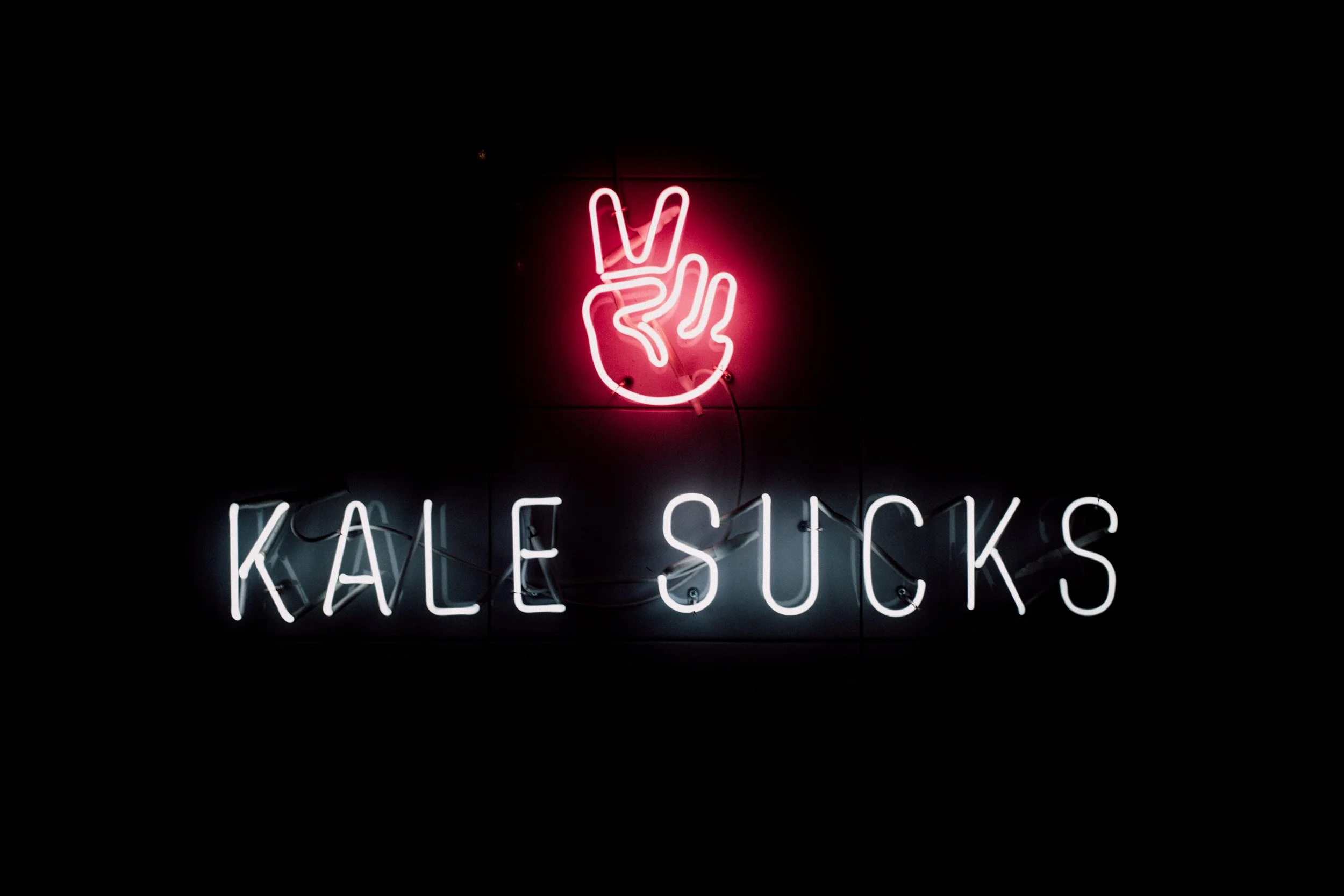 (disclaimer: kale is great, I happen to like it a lot of the time. But if you don’t like it…. then say it for the food police in the back. KALE SUCKS.)