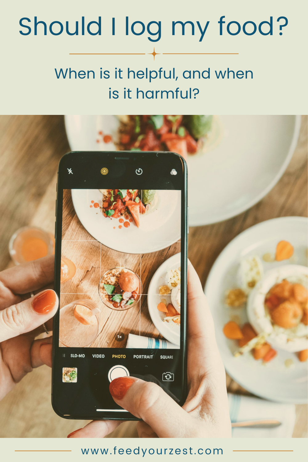 Should I log my food?