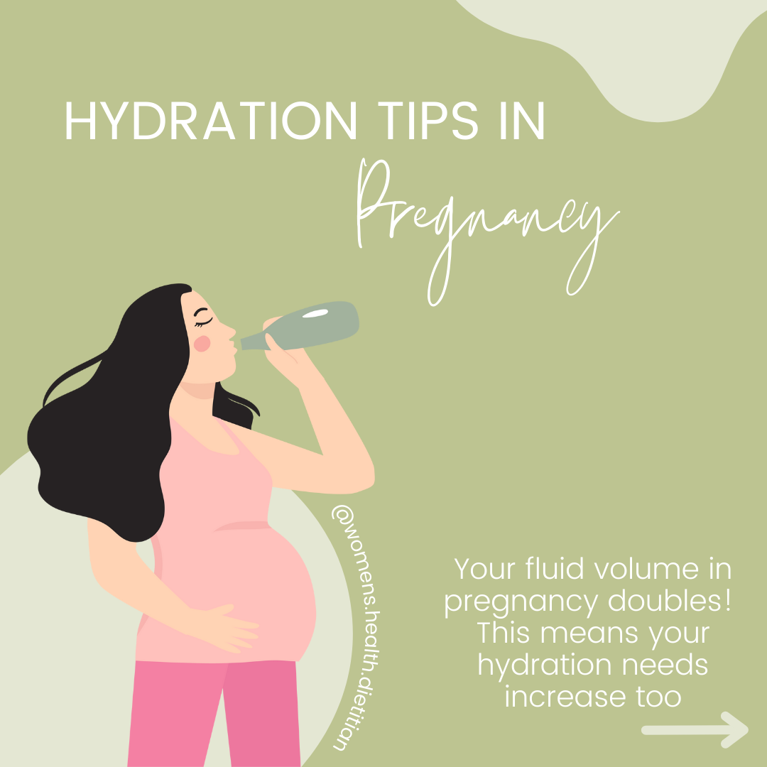 Hydration strategies for pregnant women