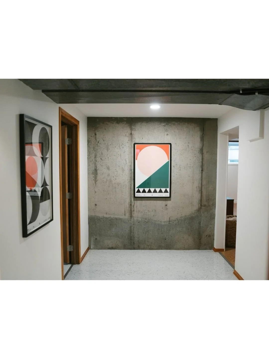 SE Portland Basement Renovation &mdash; Art &amp; Visual Storytelling

Art has the power to completely transform how a space feels. In this project, artwork became the connective thread that helped carry the design and color story from room to room.
