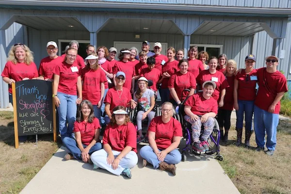 TRI volunteers and participants.