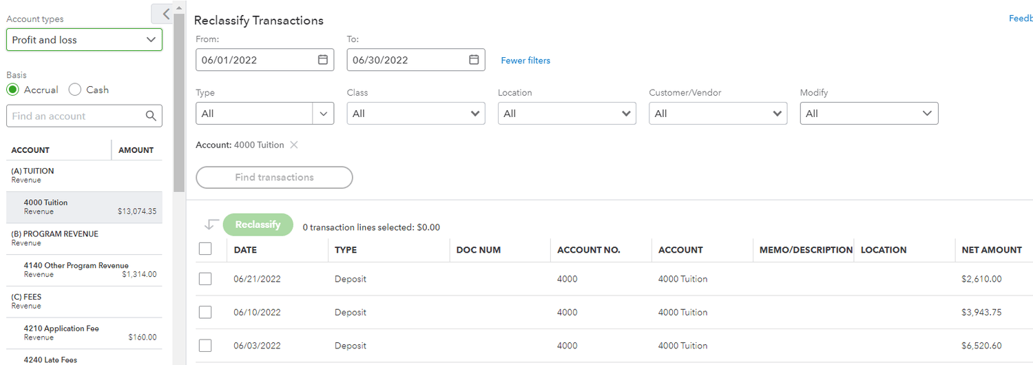 How To Reclassify Transactions in QuickBooks Online — Altruic Advisors
