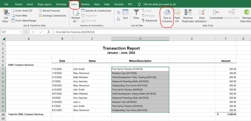 How to Use Text-to-Columns in Excel — Altruic Advisors