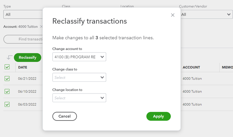 How To Reclassify Transactions in QuickBooks Online — Altruic Advisors