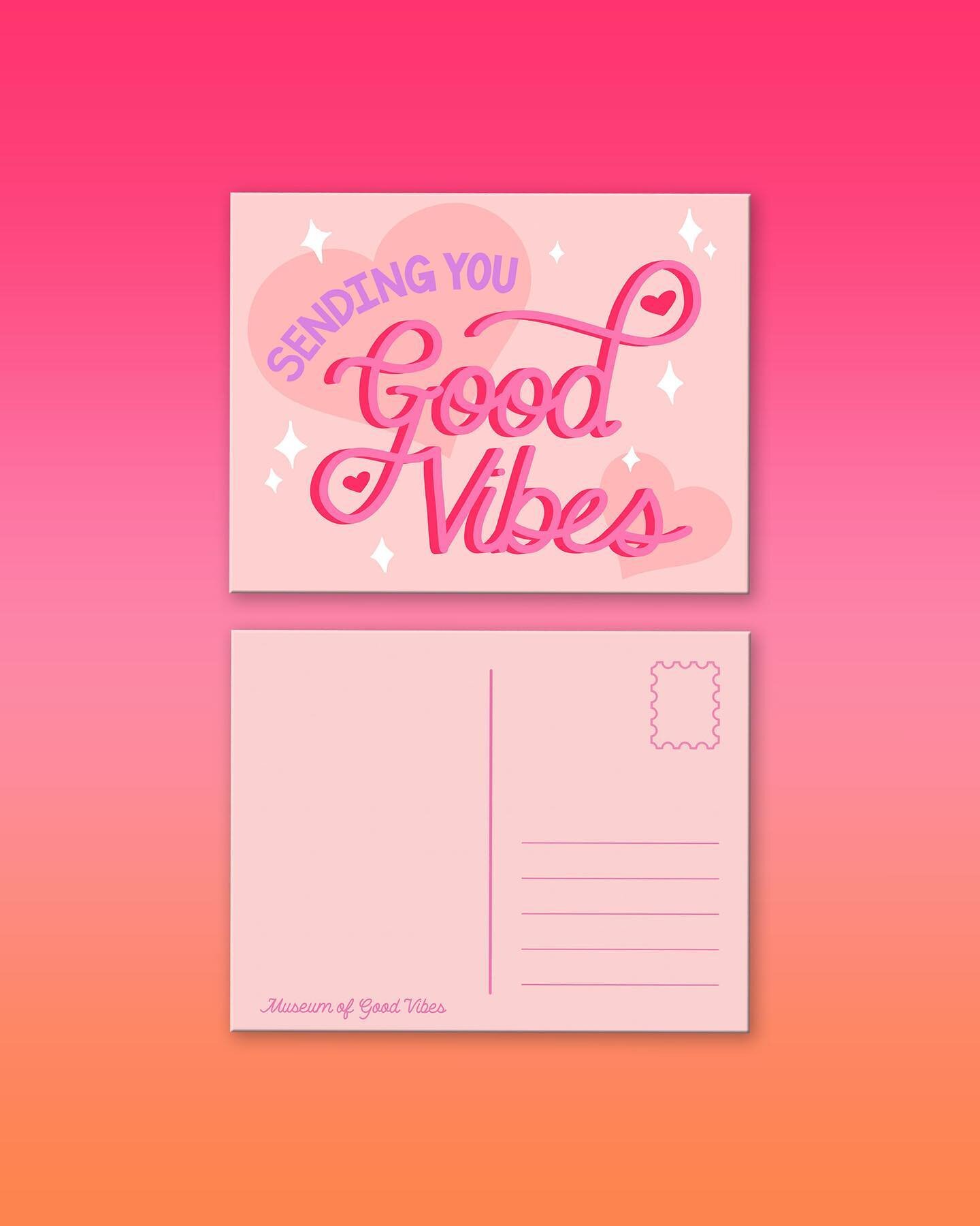 SURPRISE!!! We&rsquo;re sending FREE good vibes straight to your mailbox!! 💌 To send a free postcard, simply click the link in our bio, fill out the form on our website and click submit! Our team will carefully write your message on one of our signa