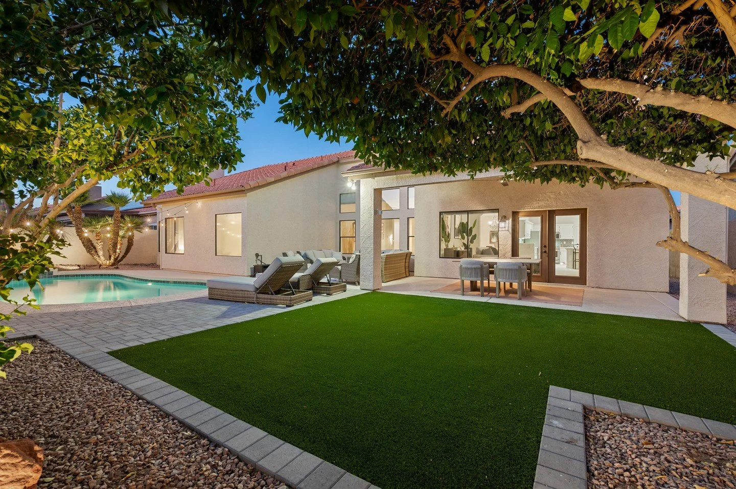 #NewPrice #OpenHouse Beautifully updated home with no HOA in the highly desired 85254 zip code. This popular single-level floor plan style includes a 3-car garage and a sparkling pool, perfect for Arizona living.  Seller is willing to entertain offer
