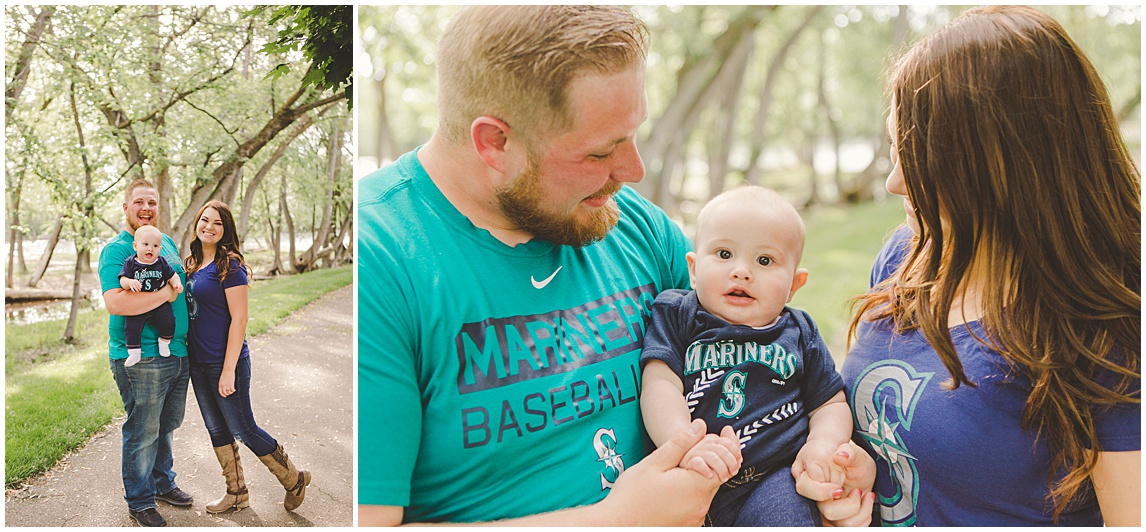  And for dad at the end- we had to grab a few photos in his favorite baseball team shirts!  