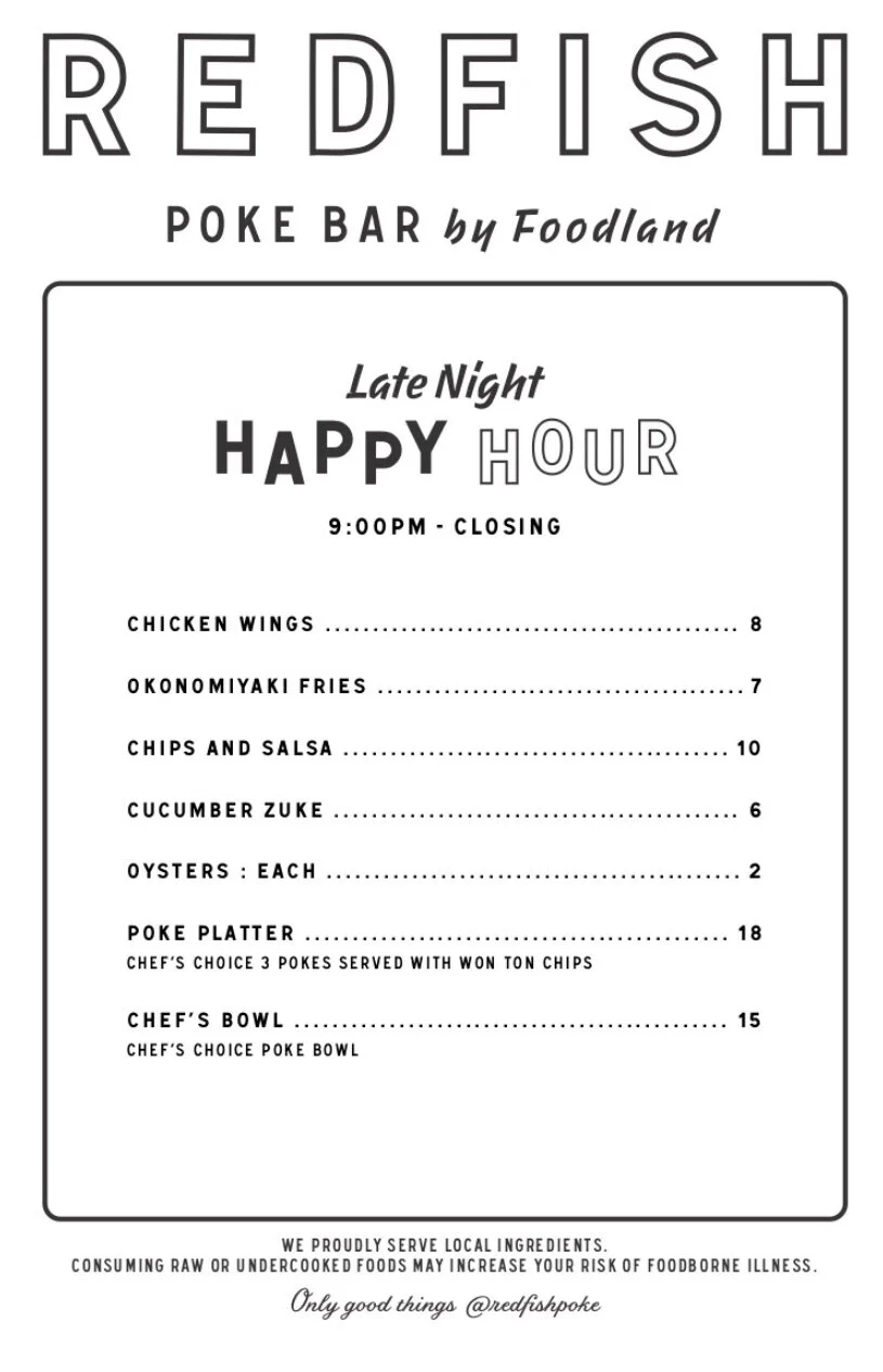 カカアコの レッドフィッシュ ポケバー By フードランド がお得なハッピーアワーをスタート Media Etc Jp