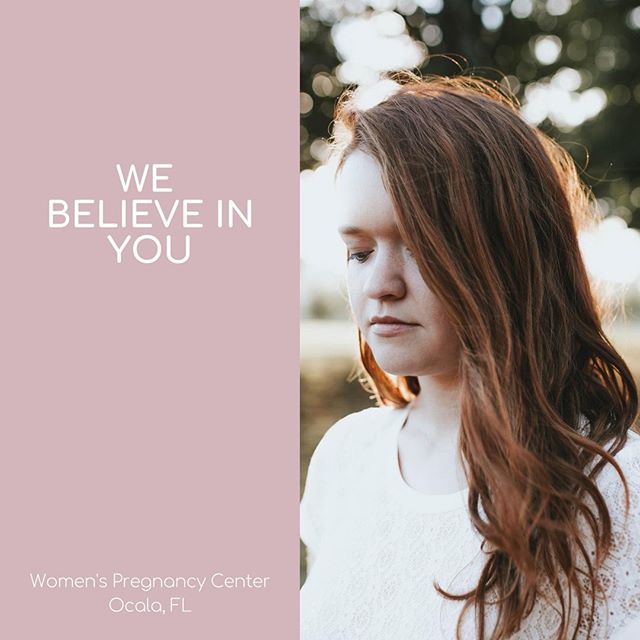 At WPC, we believe in you. We believe each woman should be given resources and information to make an informed decision about their pregnancy. Click on our website in our bio to read more about what we offer or call to schedule an appointment.