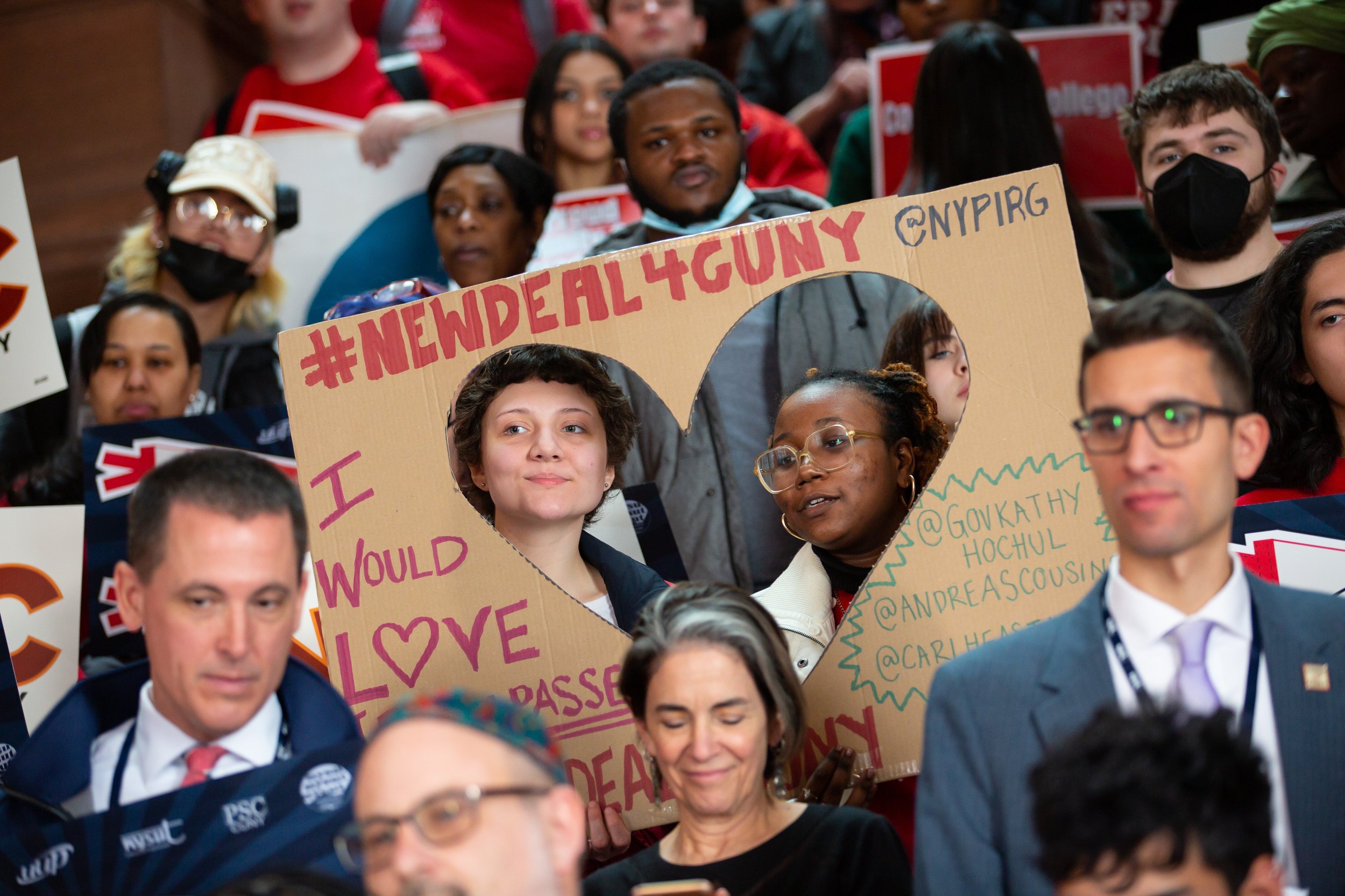 Rally at he Capital building Albany #NewDeal4HigherEd #NewDeal4CUNY by Patrick Dodson 03092023_ND4CUNY_Albany_072.jpg