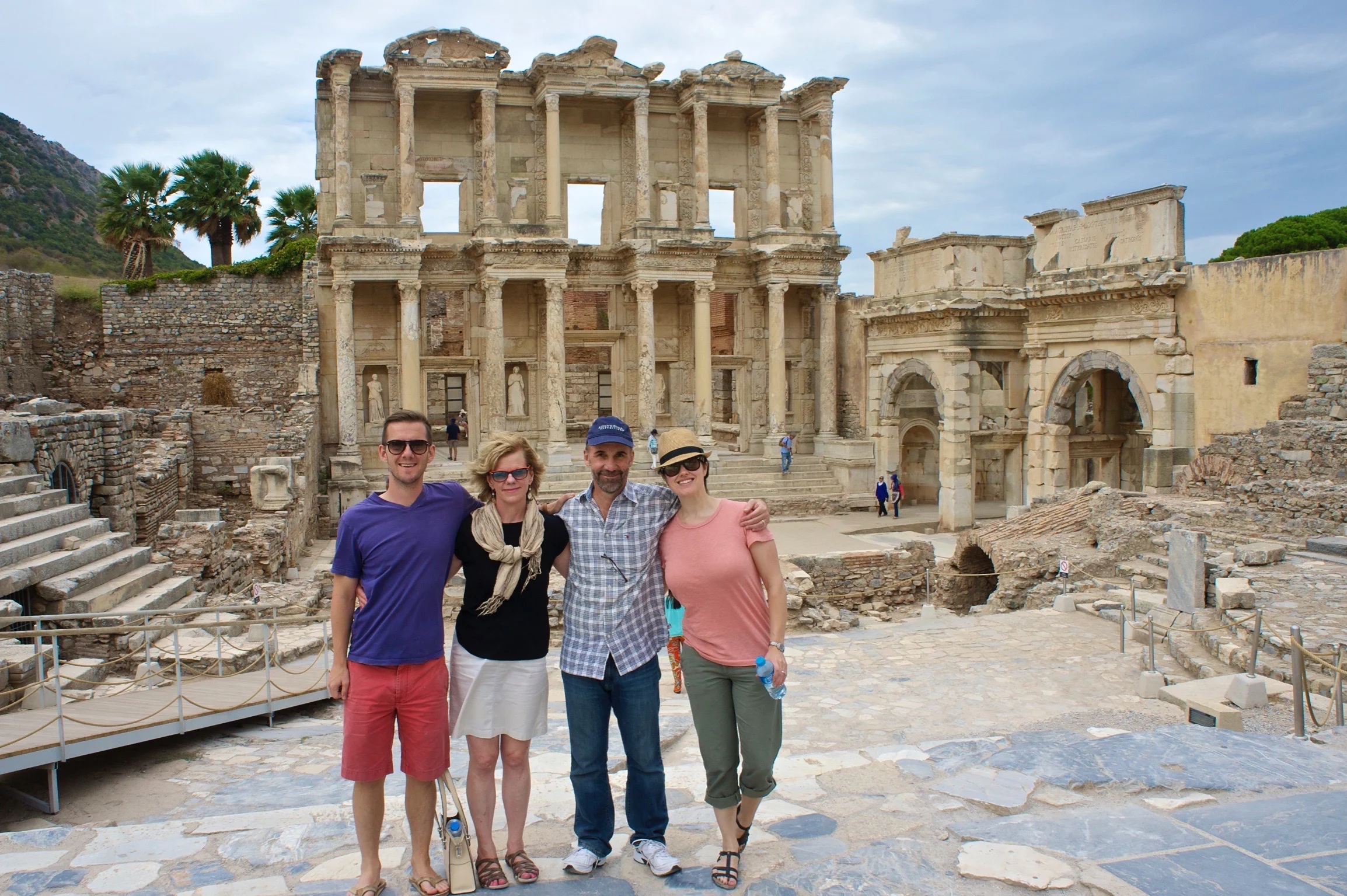 Matt, Kathy, Tom and Ashley in Ephesus