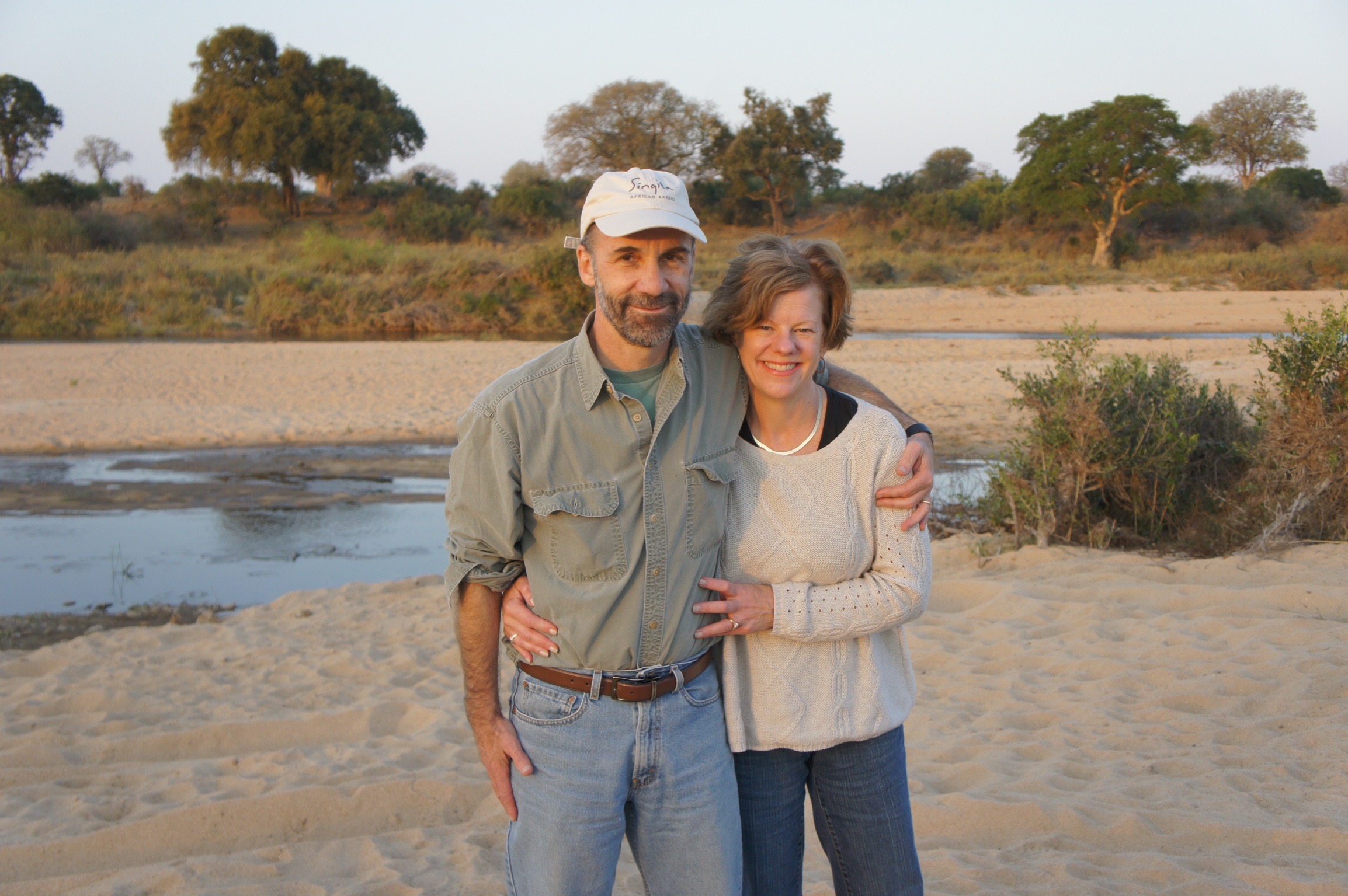 Kathy and Tom in Botswana