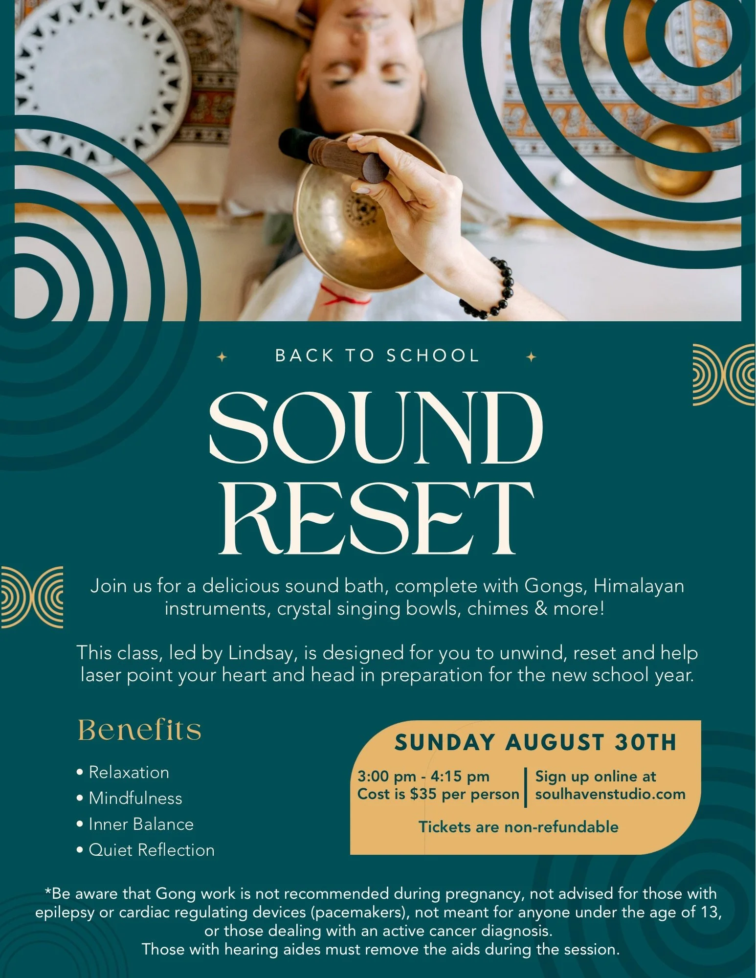 Green and Yellow Minimalist Therapy Center Sound Healing Flyer.JPG