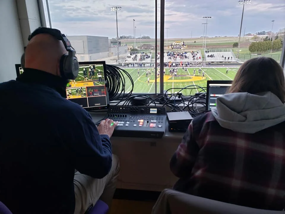 Football control booth