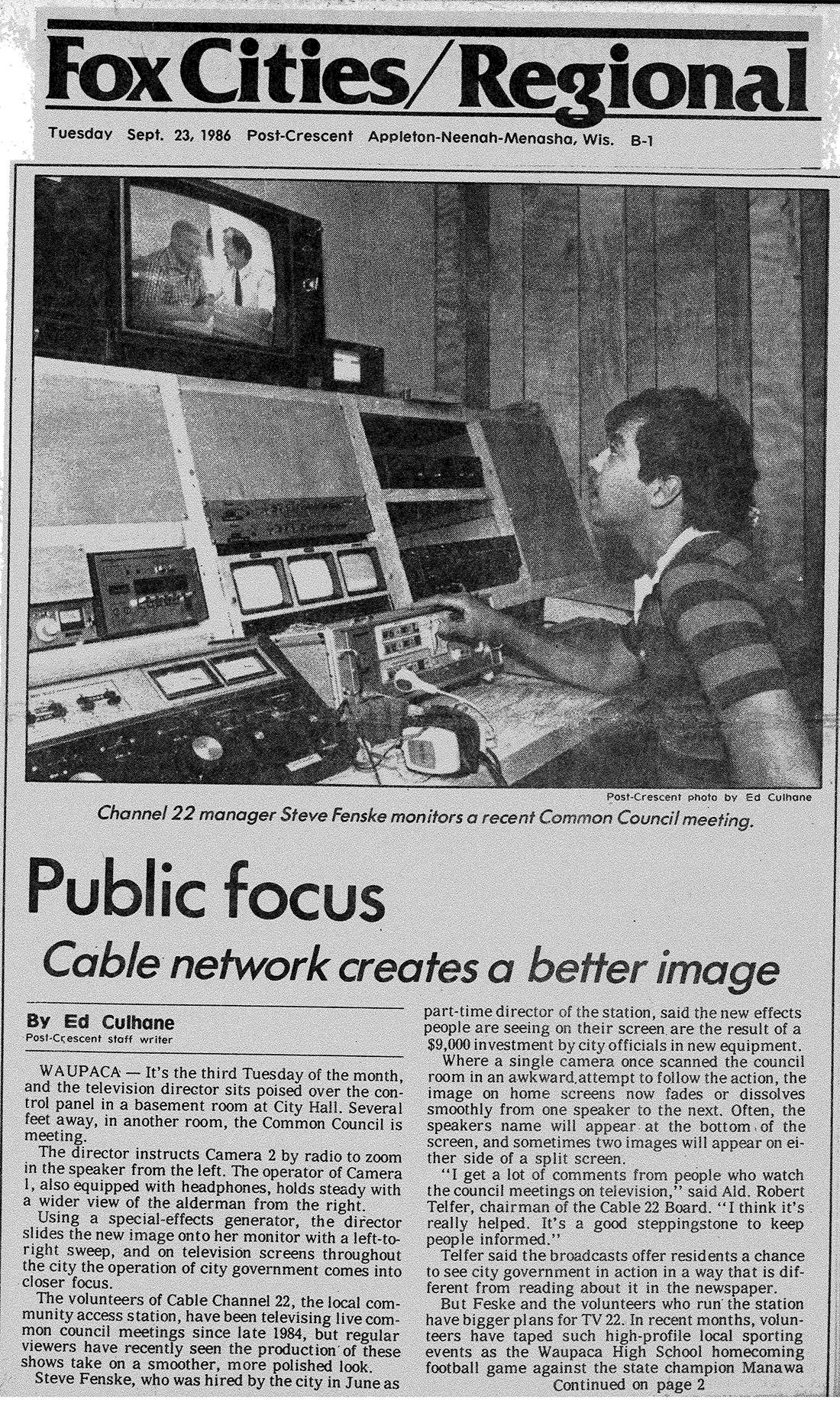 Press from the early days