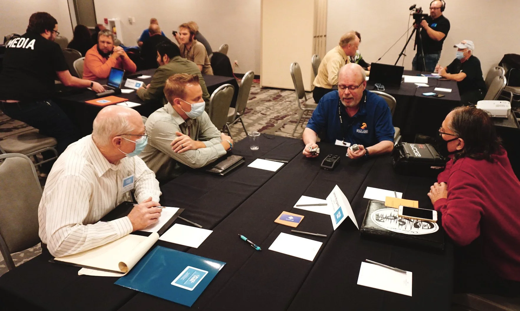 What Works!  Four roundtables, four video production solutions. James Wyngaard, City of Rice Lake talks about an audio recording device.
