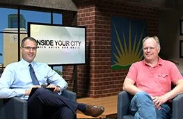 Sun Prairie City Administrator Aaron Oppenheimer and SPMC Director  Jeff Robbins