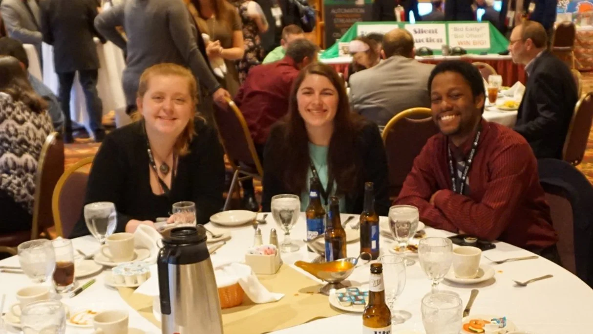  Students from UW-Whitewater enjoying the 2019 banquet. 