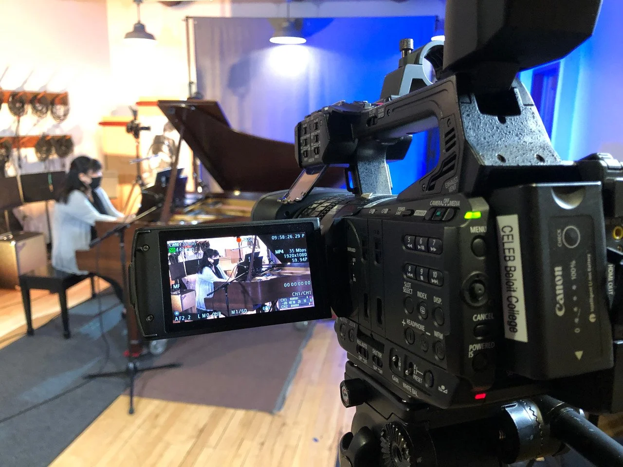  Behind the camera for “Music at CELEB” 