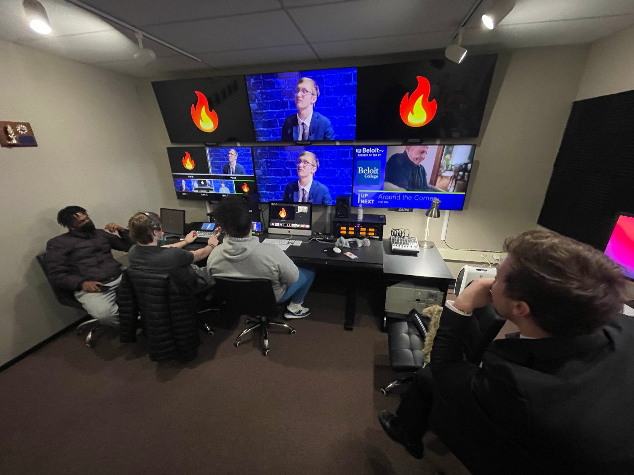  The BeloitTV control room 