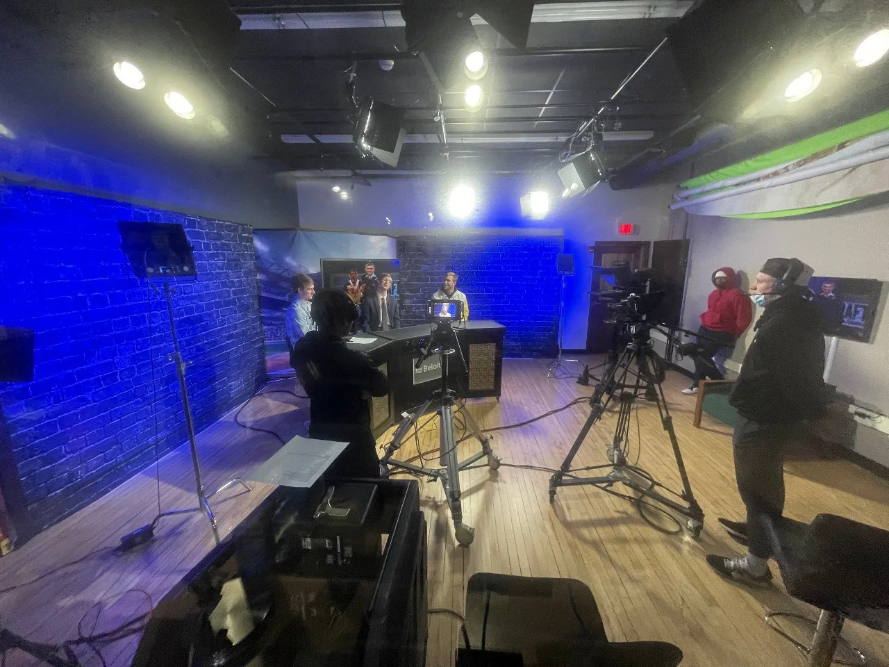  The set of BeloitTV’s original sports show, “Beloit In Action” 