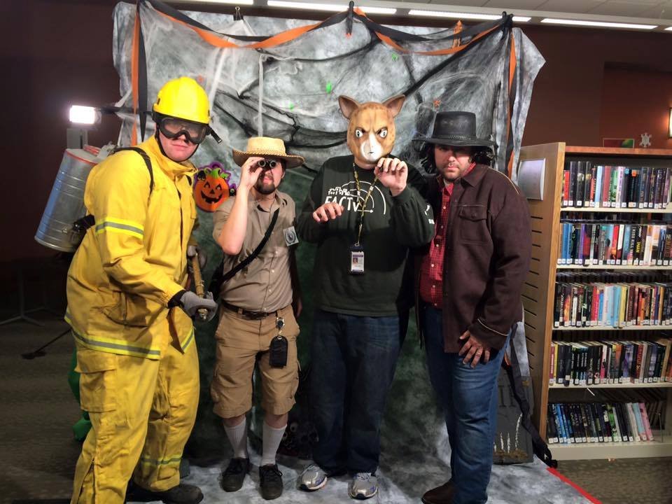FACTv hams it up at the Library