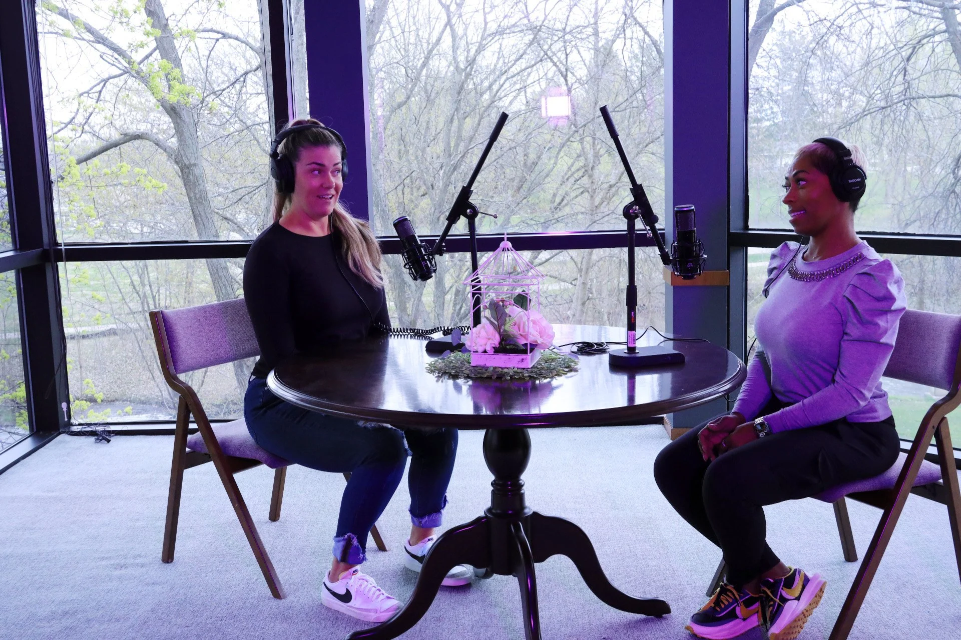 Podcast area