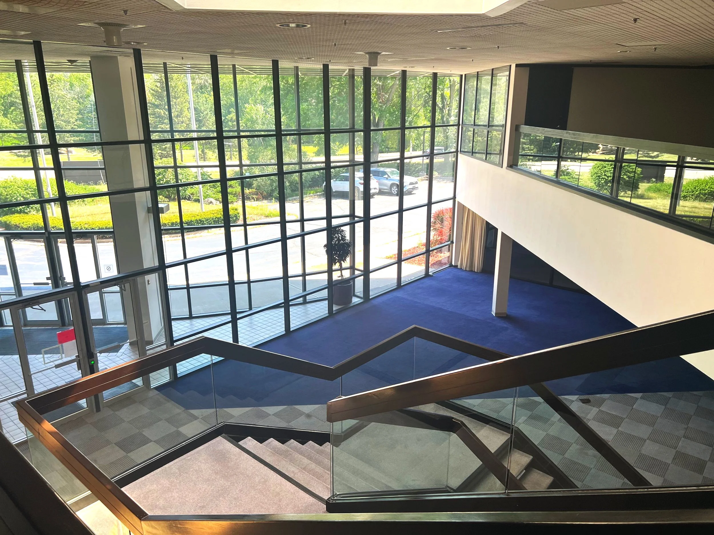 The lobby area of the Solarium