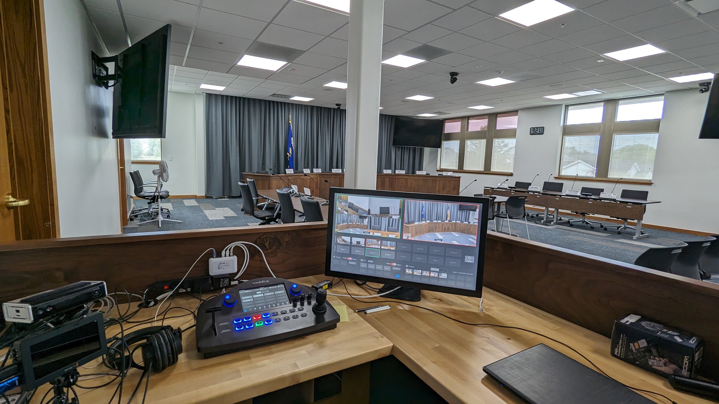New city hall boardroom