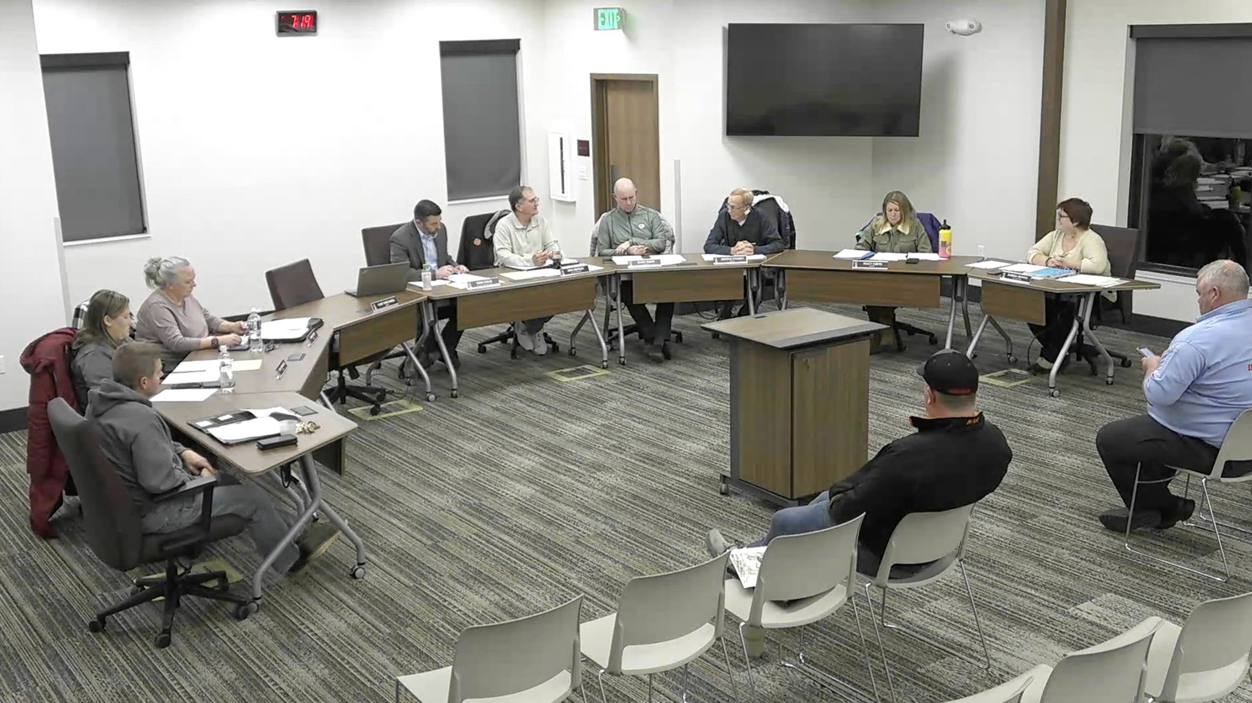 WDEE provides Village of Deerfield meeting coverage