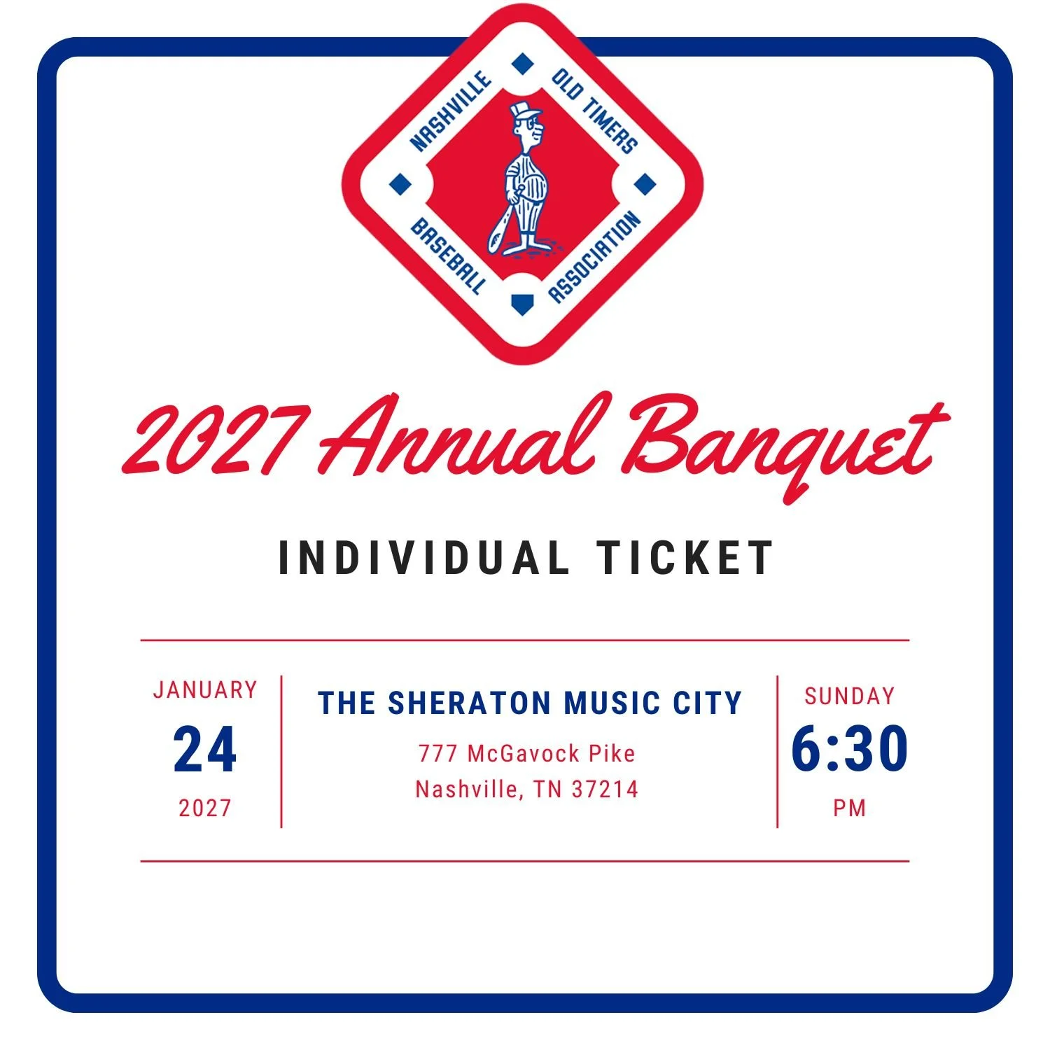2027 Banquet Tickets