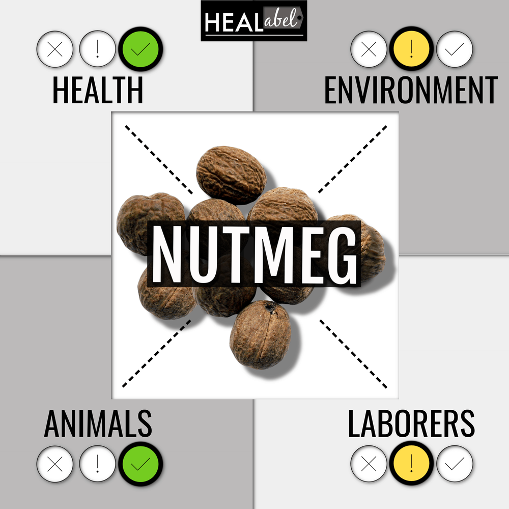 Is Nutmeg Good Or Bad 2021 Ingredient Guide For Health Environment Animals Laborers Healabel