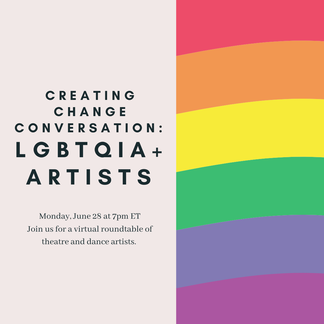 Creating Change Conversation - LGBTQIA+ Artists