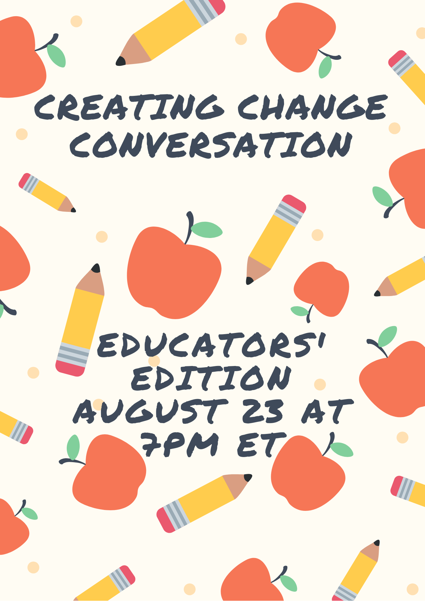 Creating Change Conversation - Dance and Theatre Educators